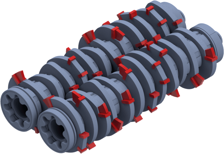 Metallwellen 10 Teilig Impaktor 1250